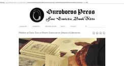 Desktop Screenshot of ouroboros-press.bookarts.org